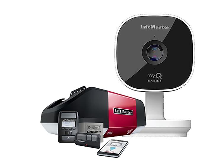 Liftmaster Smart Garage Camera and LED Wi-Fi Garage Door Opener products