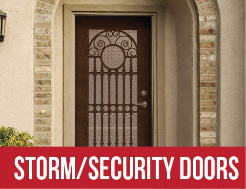 thompson garage doors storm security doors