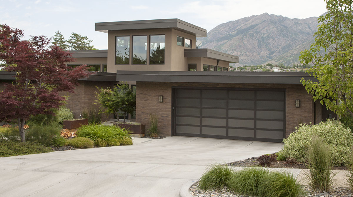 contemporary garage doors