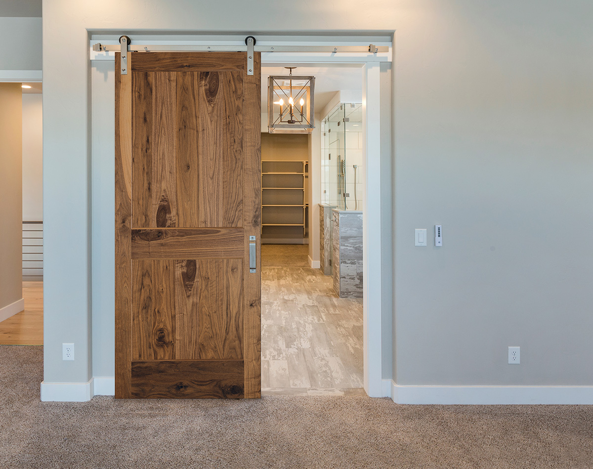 Simpson interior wood barn door