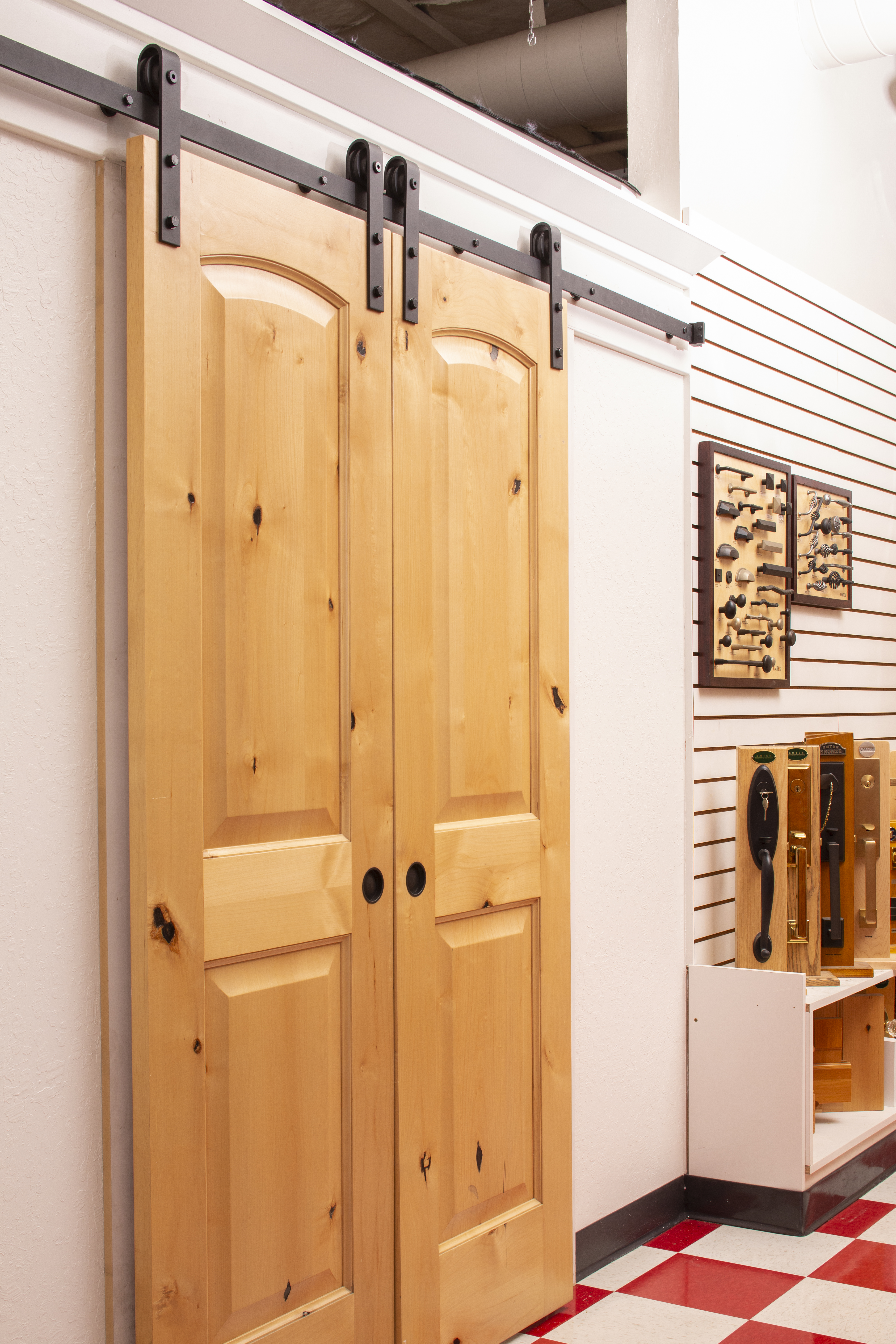 showroom barn wood doors