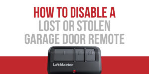 garage door opener remote reprogramming