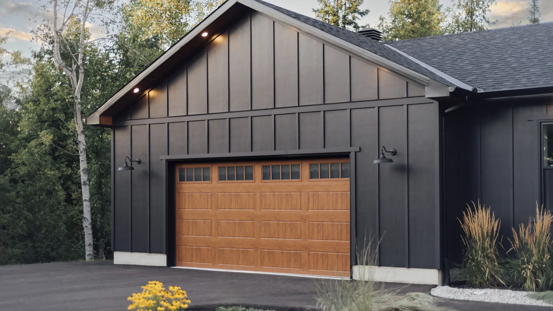 Faux Wood Garage Doors