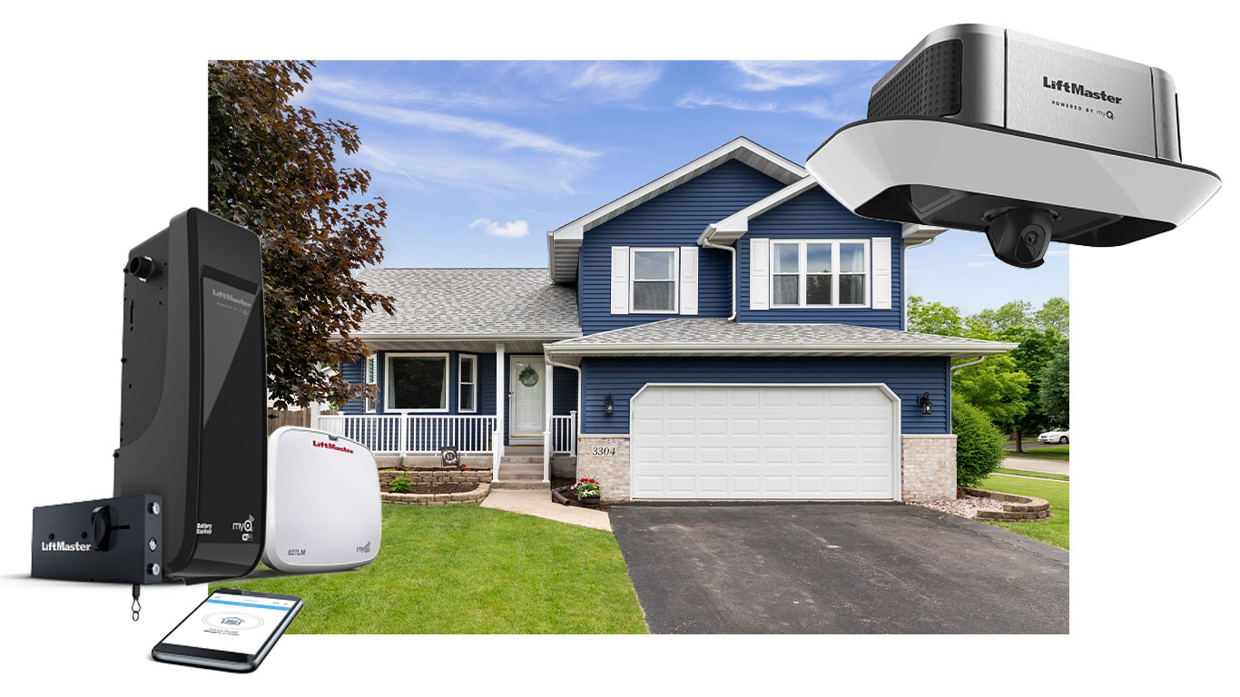 wall mount garage door openers