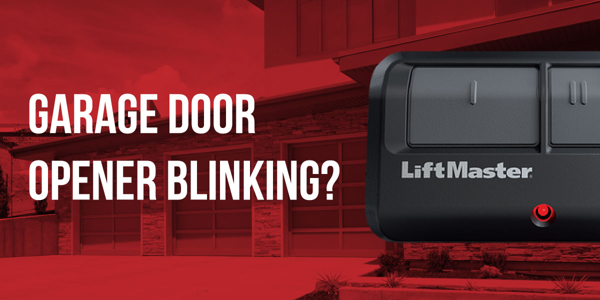 Garage door opener blinking light troubleshooting guide