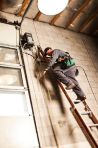 Commercial garage door inspection
